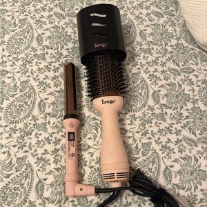L'ange Hair TitNium Styling Set - Pink and Black